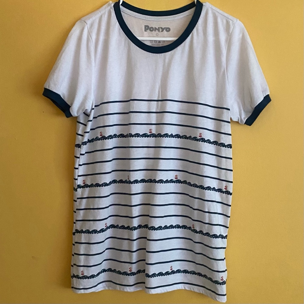 Studio Ghibli Ponyo Short Sleeve Tee. Large.